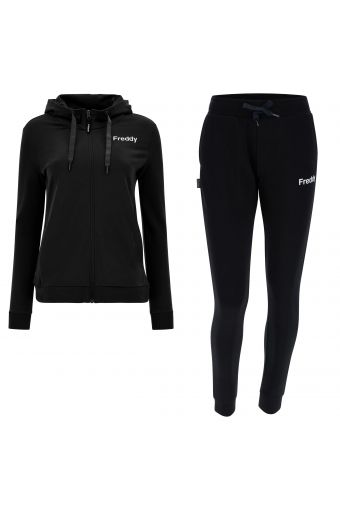 Lightweight sports track suit with hood
