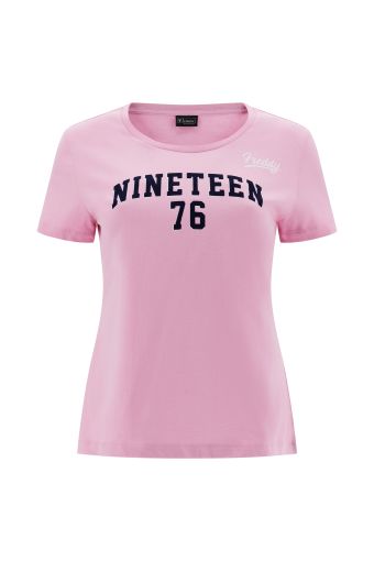Jersey t-shirt with a college print and Freddy embroidery