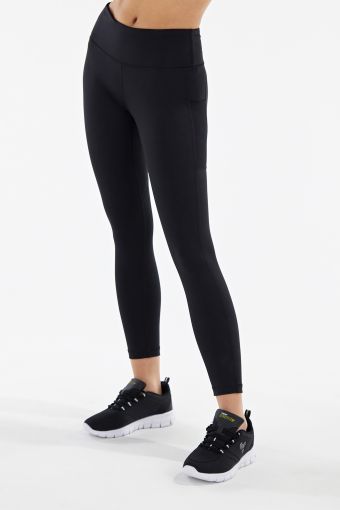 Breathable ankle-length SuperFit leggings with a lateral pocket