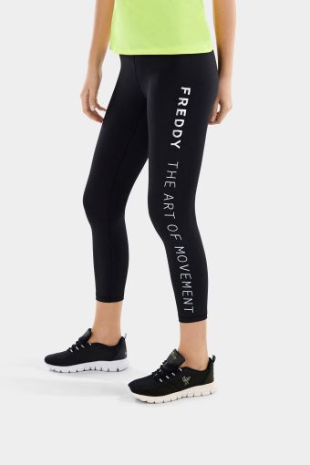 Breathable ankle-length Superfit leggings with a THE ART OF MOVEMENT print