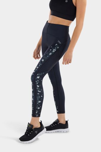 Breathable eco-friendly floral print SuperFit leggings