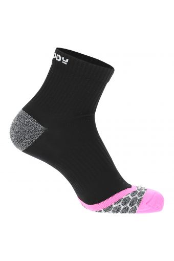 Colour block athletic socks with different compression zones 