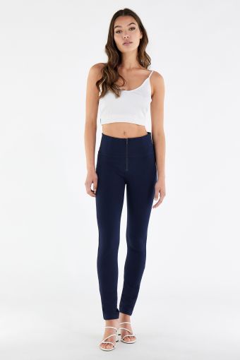 WR.UP® skinny push up organic cotton trousers with high waist