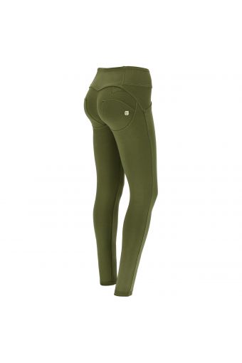 Pantaloni push up WR.UP® skinny cotone organico vita media