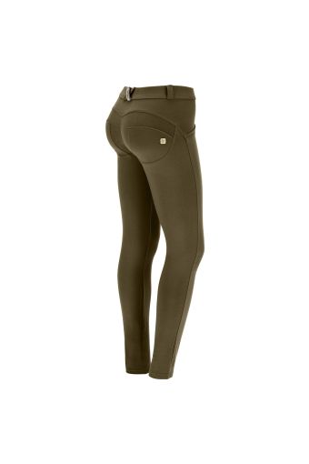 Pantalon push up WR.UP® taille classique et coupe skinny, en coton biologique