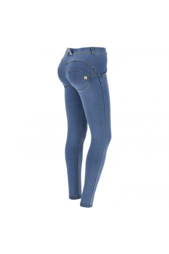 Jeggings push up WR.UP® skinny in cotone organico