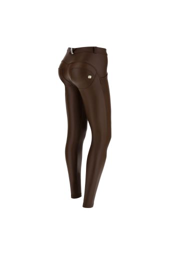 Pantaloni push up WR.UP® skinny in similpelle ecologica