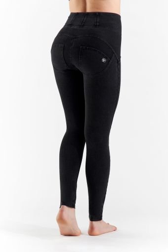Super high waist WR.UP® shaping jeggings with buttons