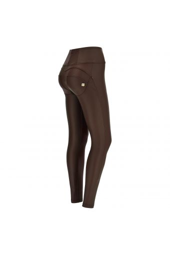 WR.UP® push up, superskinny, faux leather trousers with high waist