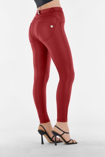 WR.UP® curvy push up faux leather trousers with superskinny leg