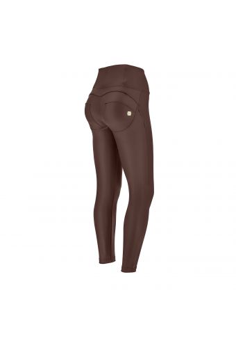 High waist ankle-length faux leather WR.UP® superskinny trousers – Special Edition