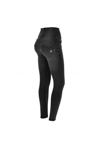 Push up-Jeans WR.UP® mit hohem Taillenbund und Superskinny-Passform aus ökologischem Denim-Webstoff