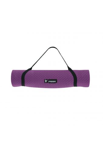 PVC-Yogamatte mit Schulterriemen