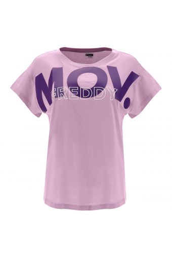 Comfort-fit FREDDY.MOV t-shirt with cap sleeves