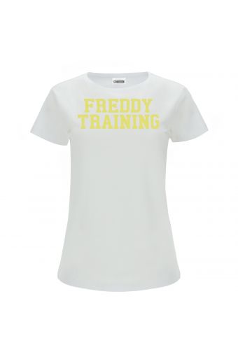 T-shirt with a contrast FREDDY TRAINING print