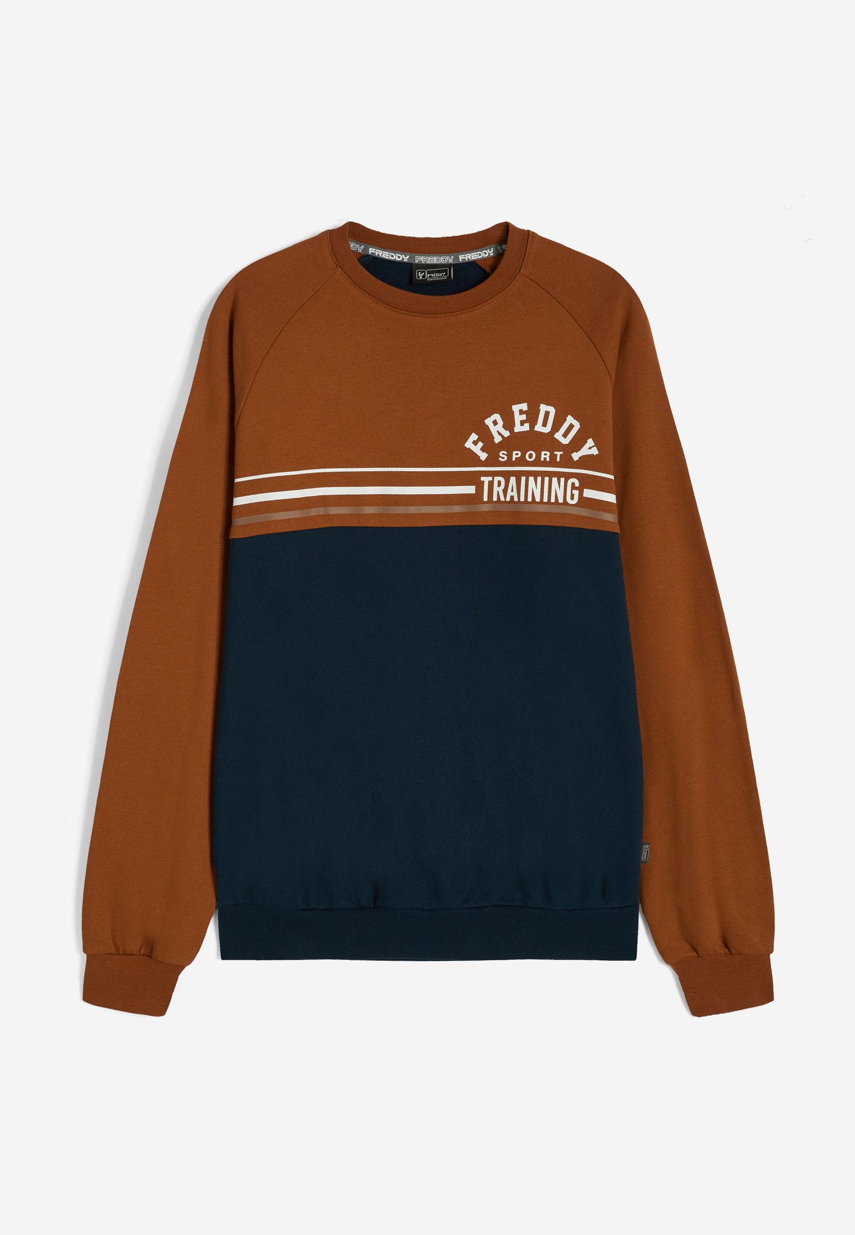 Two tone on sale sweatshirt