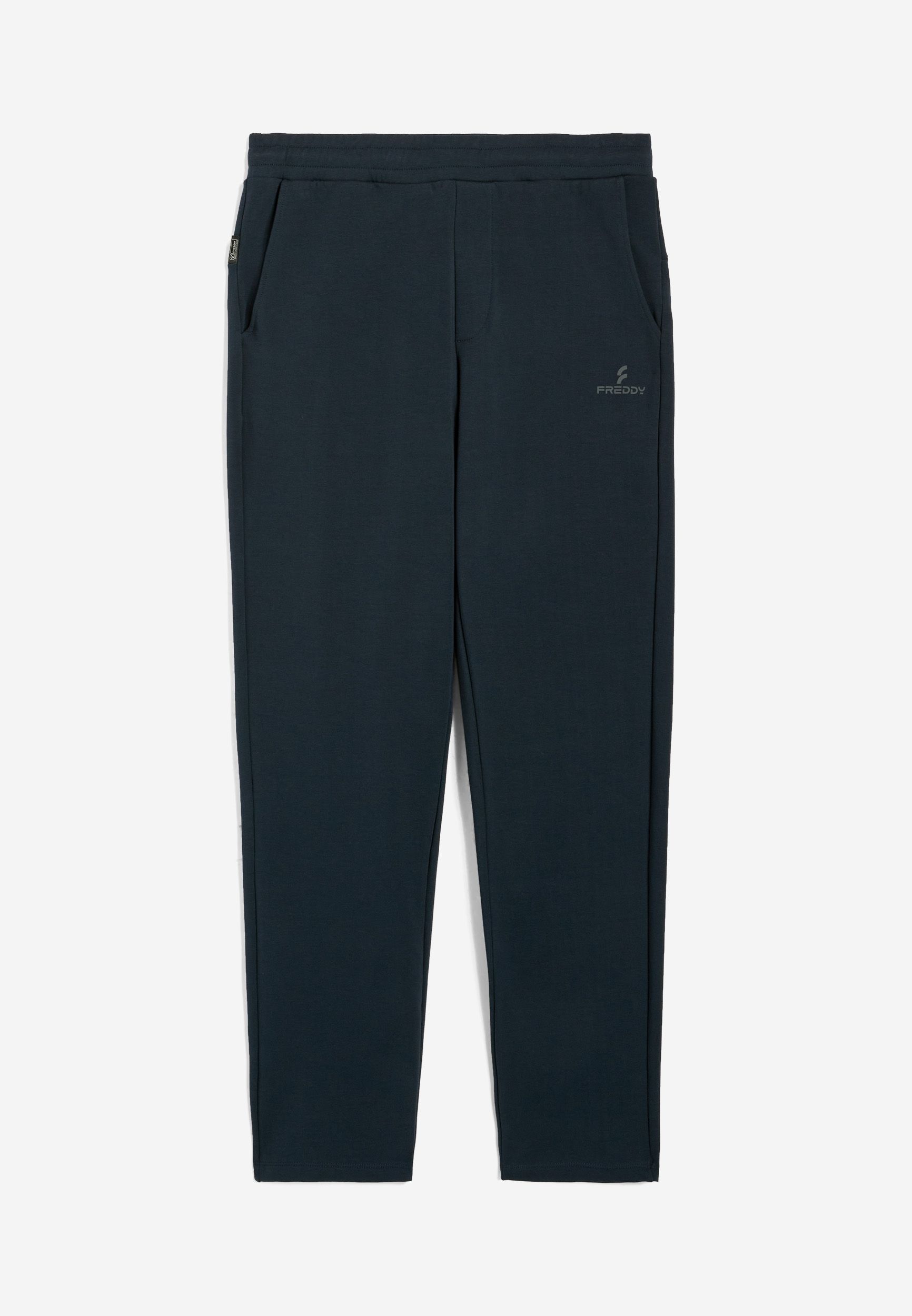 Pantaloni uomo in felpa con fondo dritto Freddy Official Store