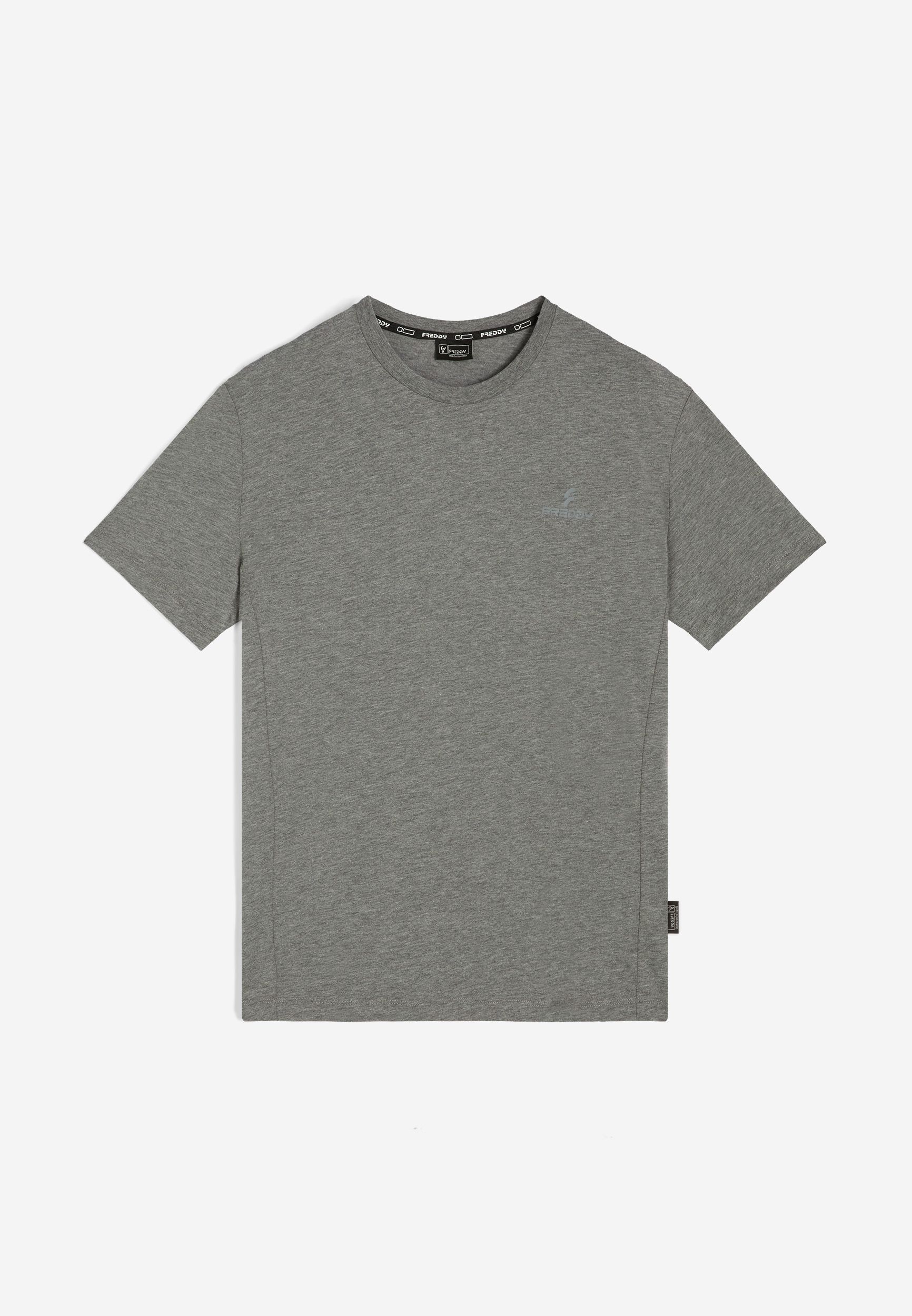 Men s cotton jersey t shirt with a small logo Freddy Official Store