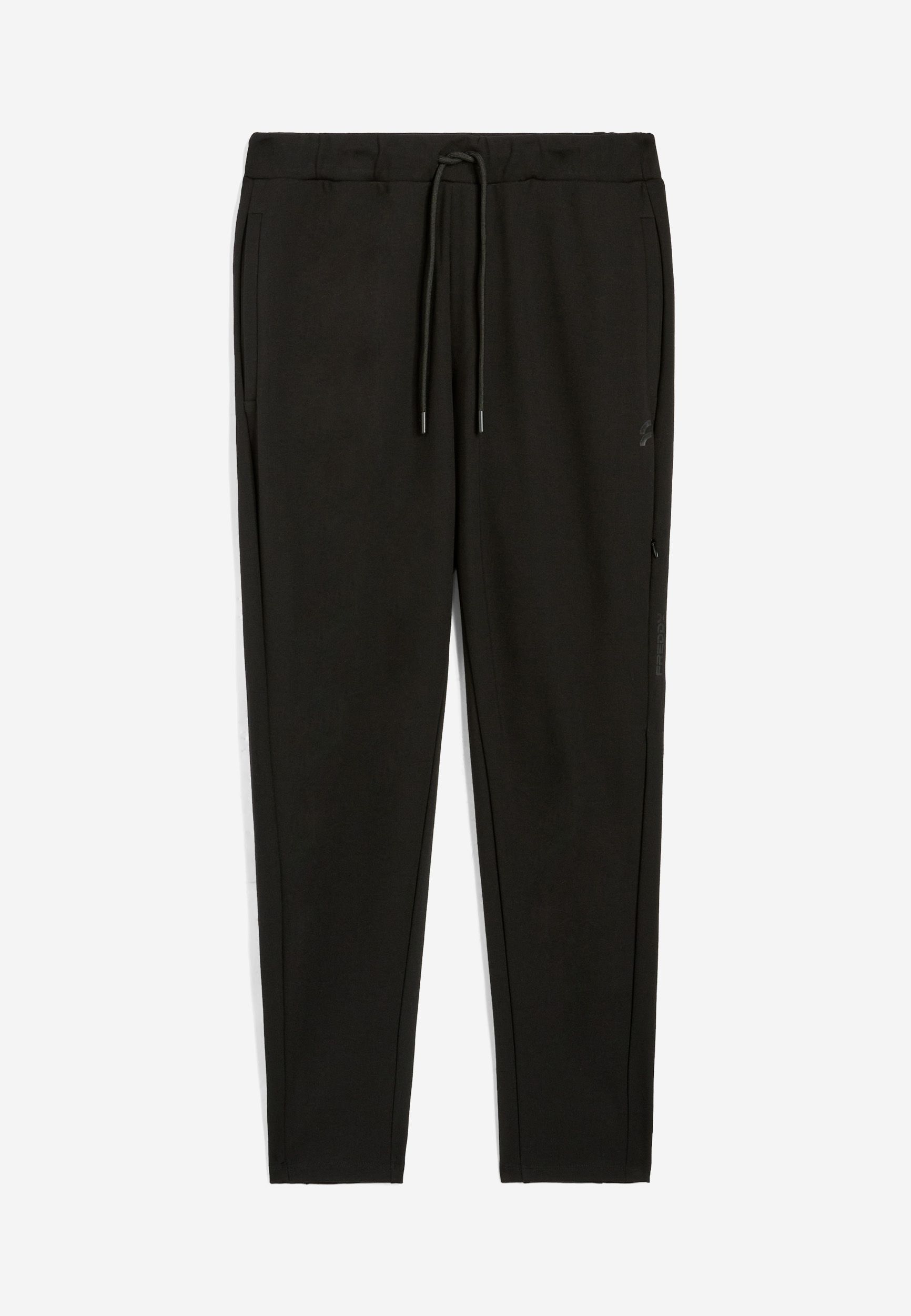 Pantalon de jogging en coton pour homme avec ourlet droit et bande