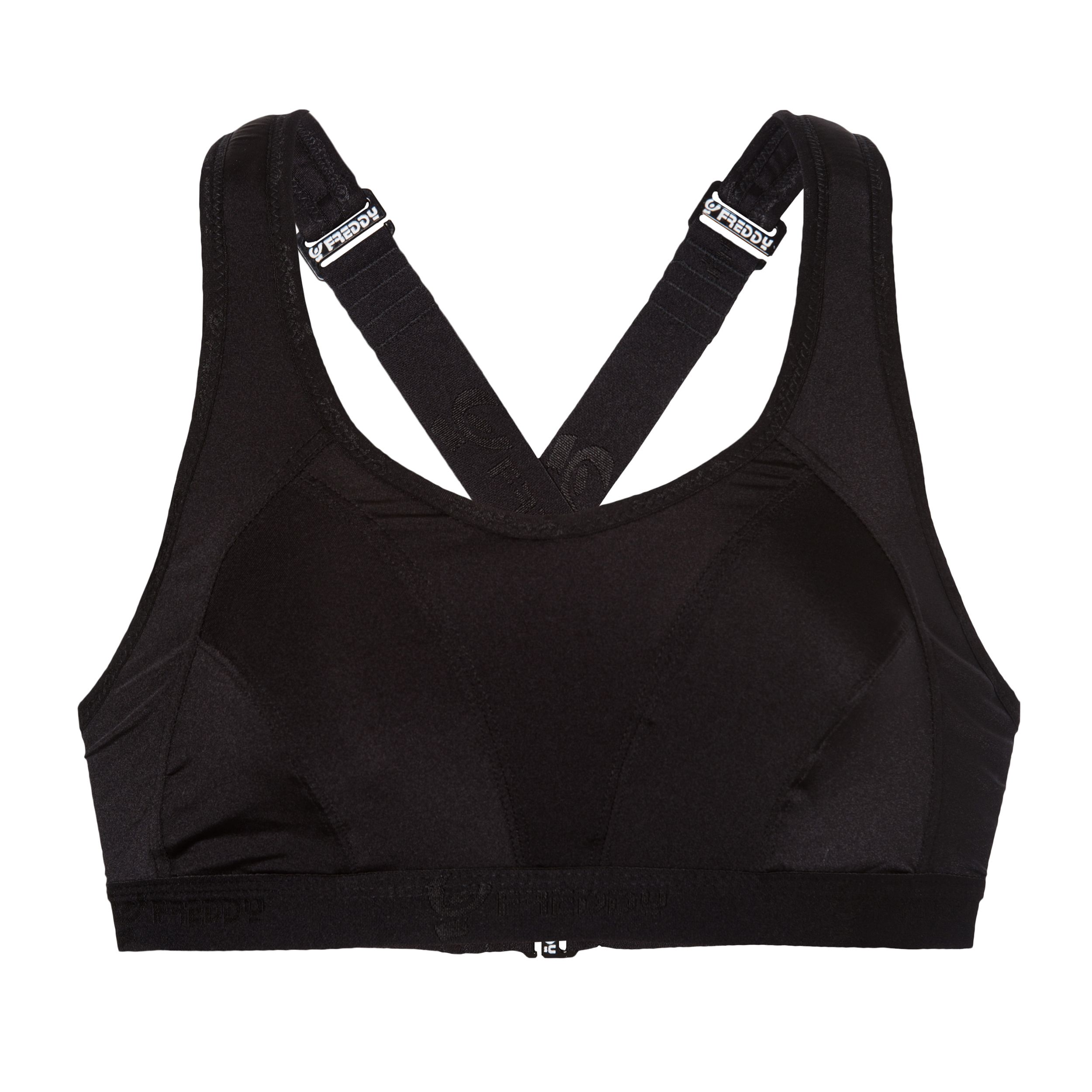 MEDIUM SUPPORT a technical wireless bra with ergonomic cuts, elasticised  trimmings