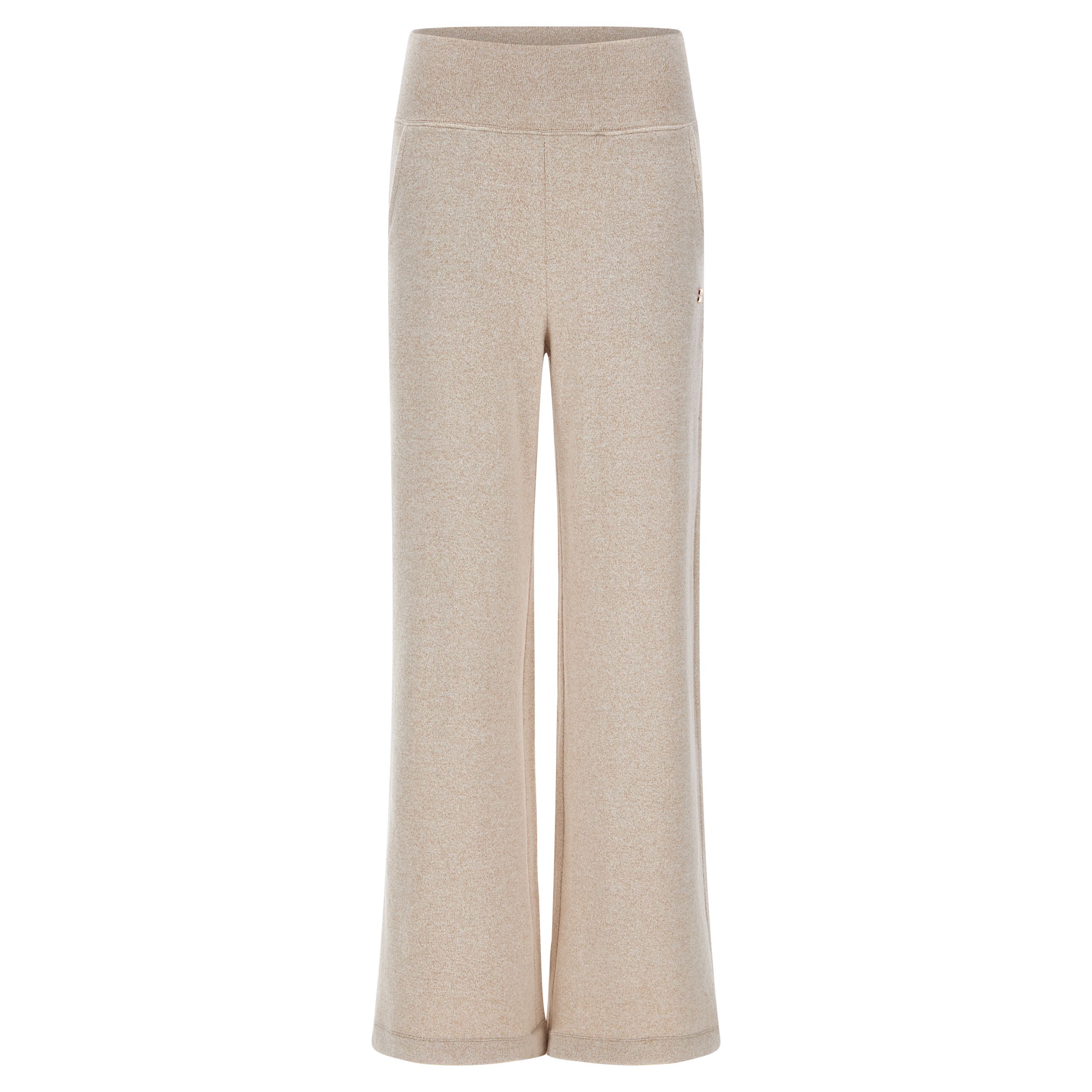 Pantalon réversible confortable beige femme