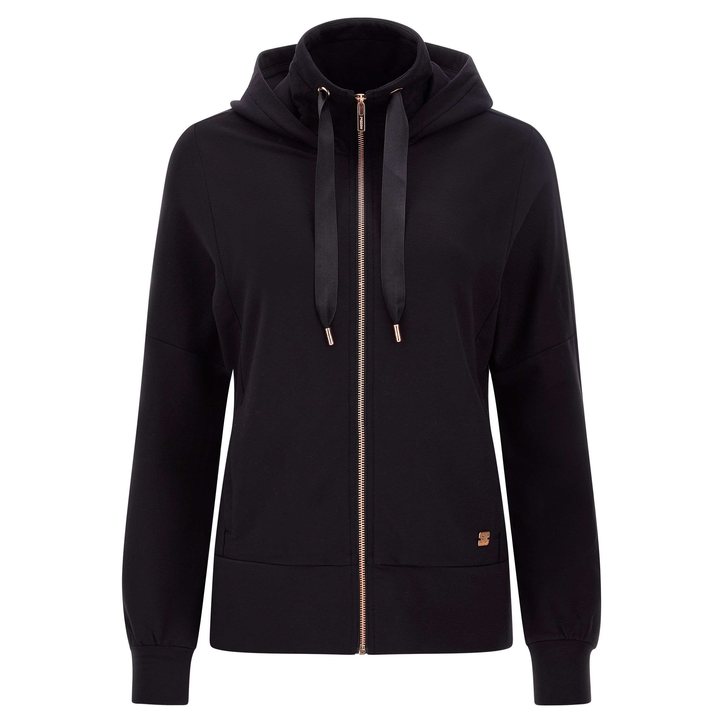 Felpa con cappuccio best sale e collo alto