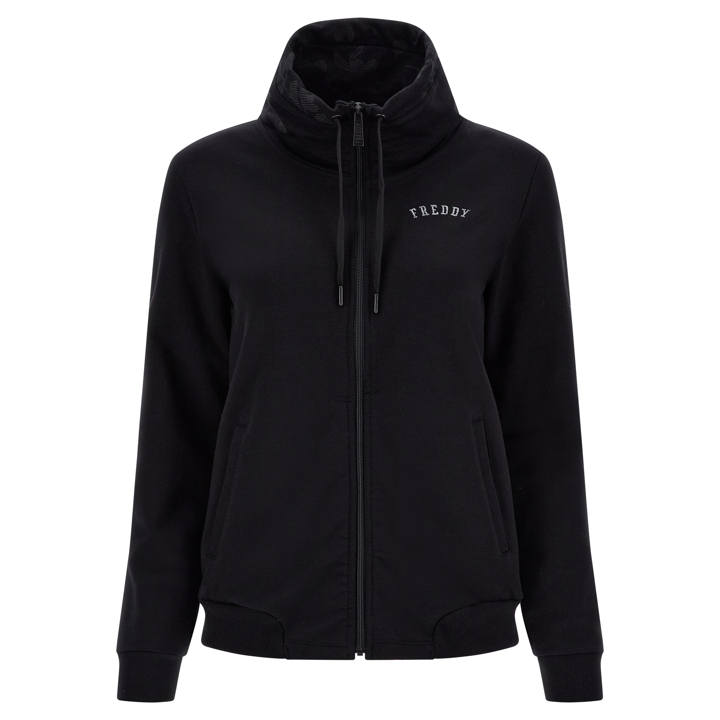 Sudadera con sales cremallera cuello