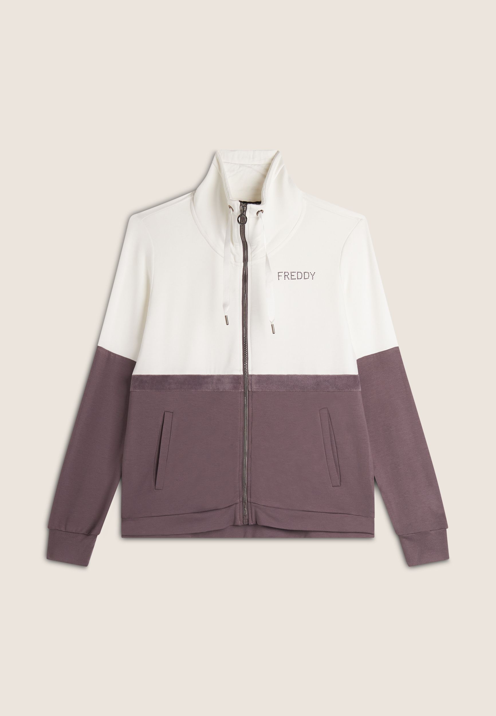 Felpa freddy bianca top