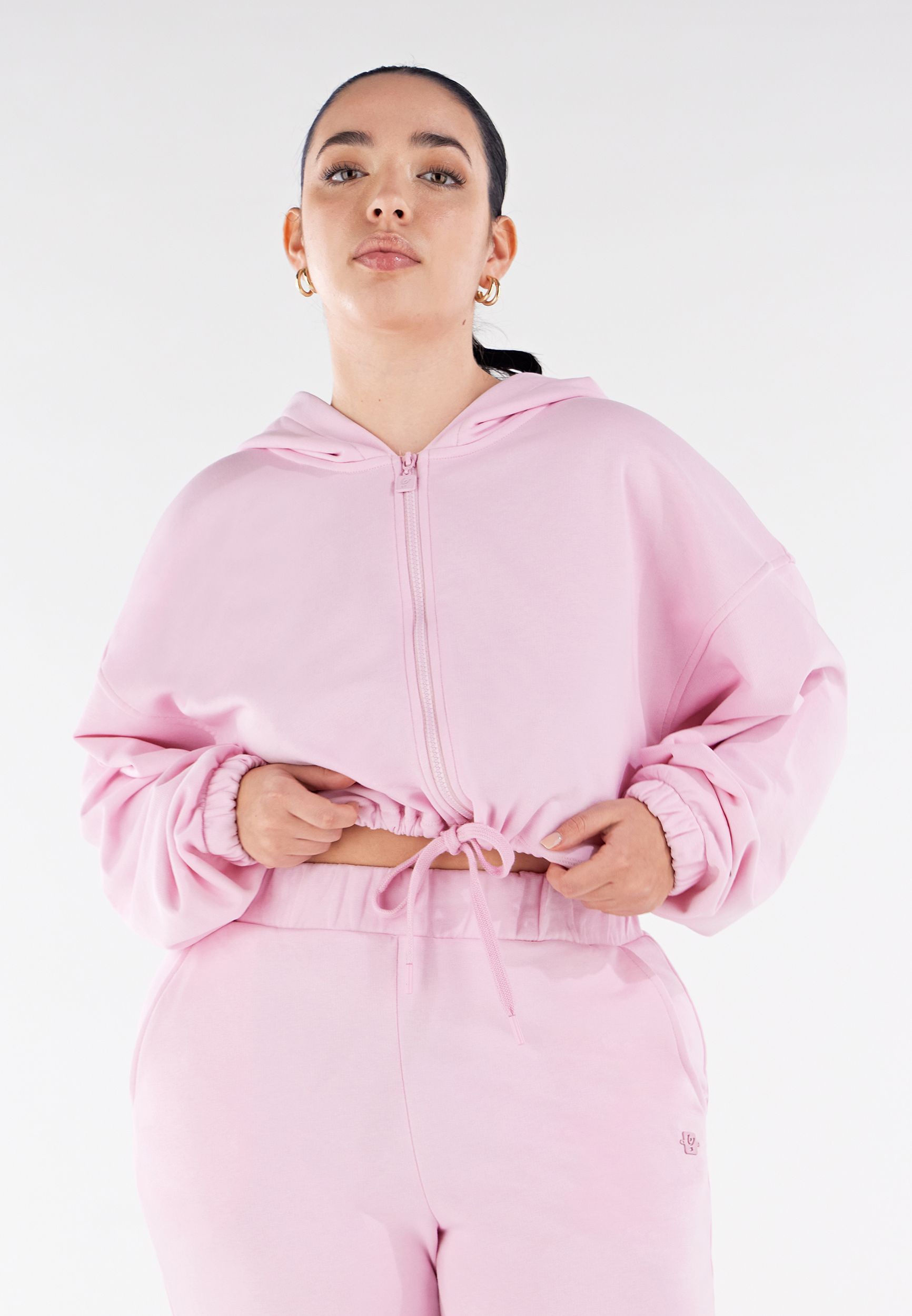 Drawstring cropped shop jumper
