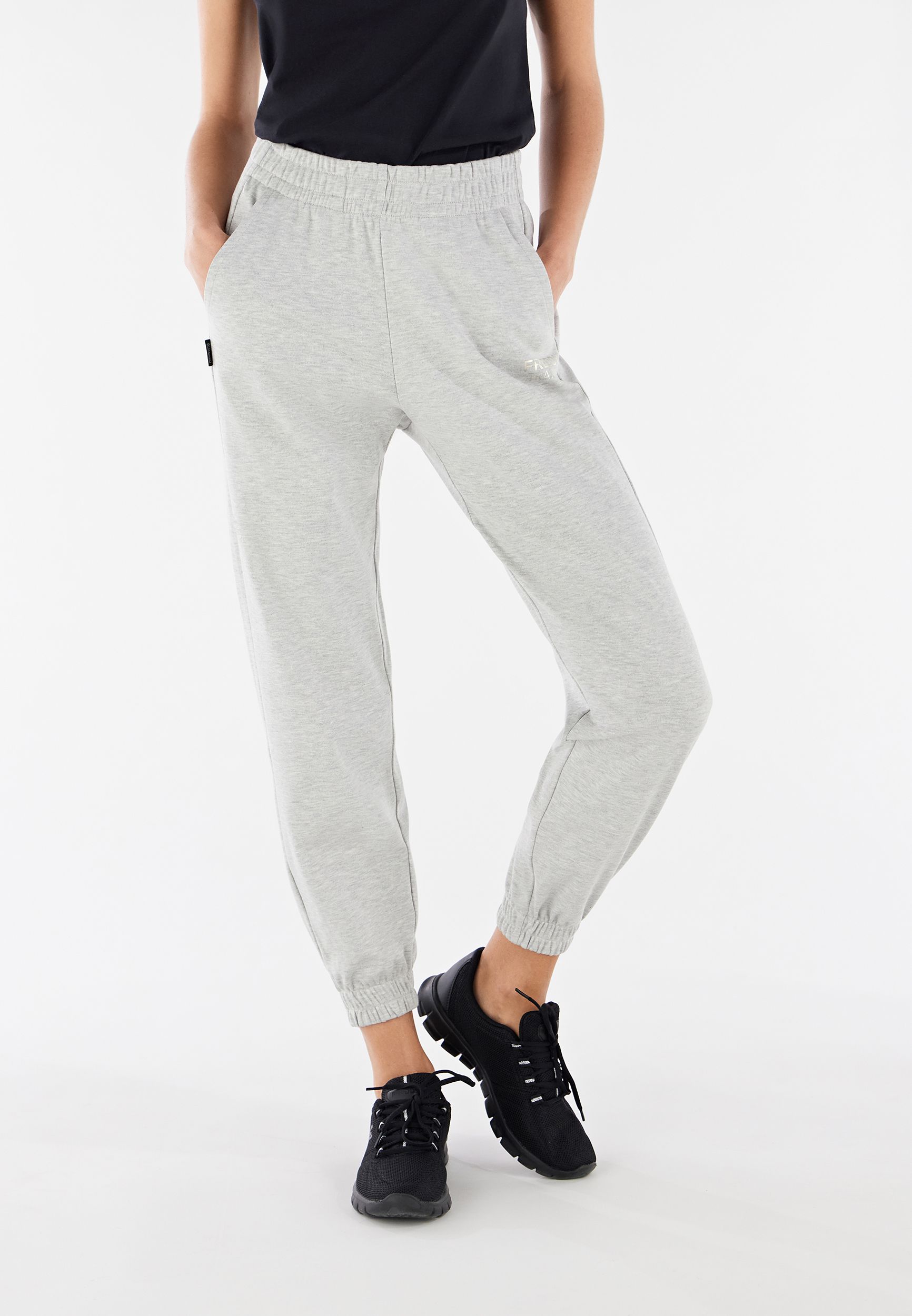 Grey clearance melange joggers