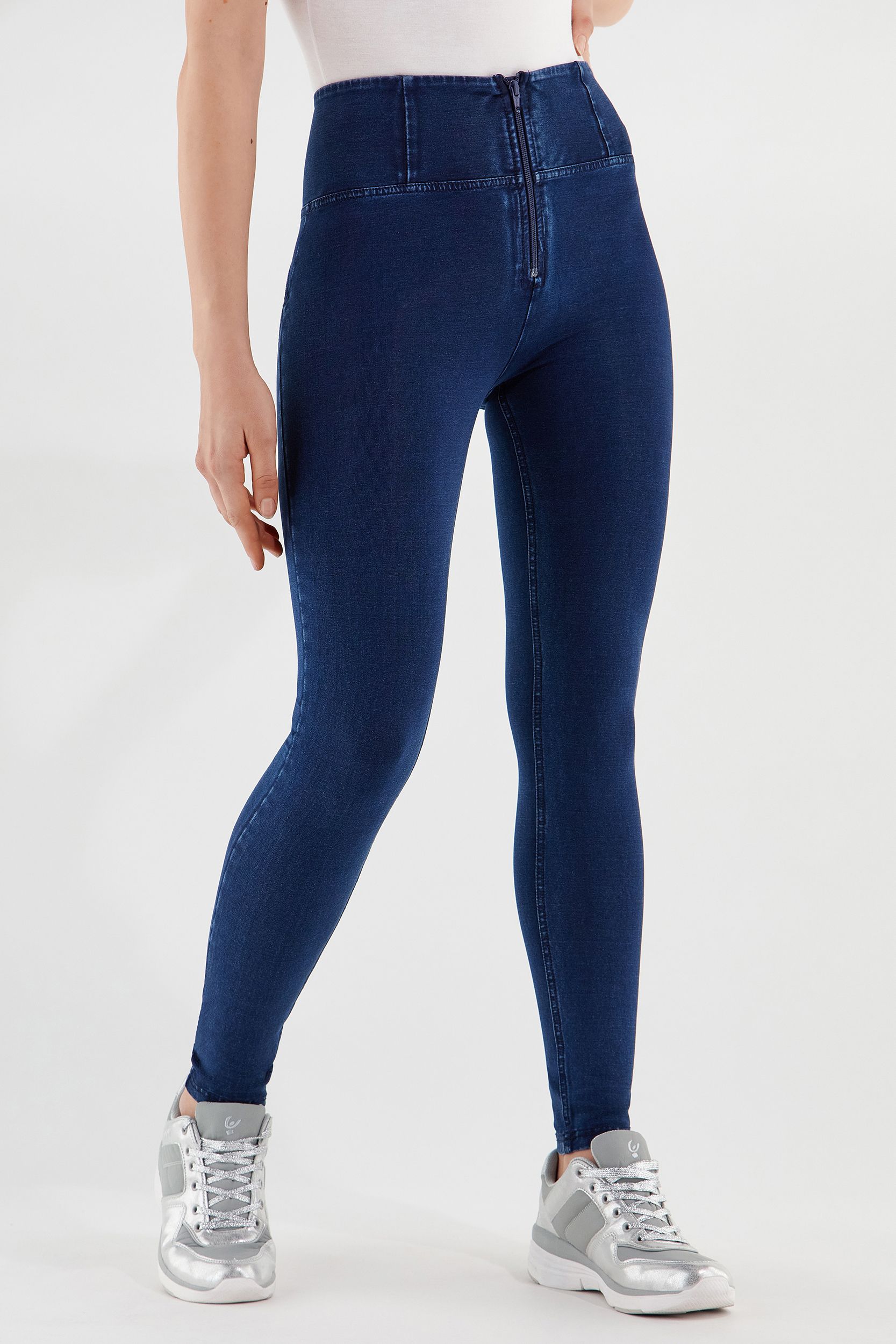 WR.UP high rise skinny fit trousers in stretch denim Freddy