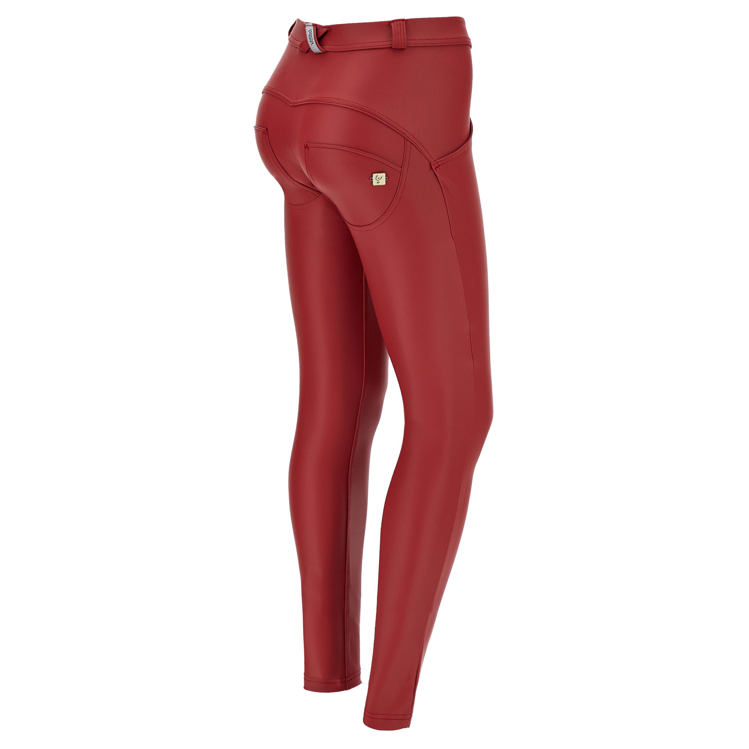 Freddy Faux Leather Pants with Push-Up Effect Curvy