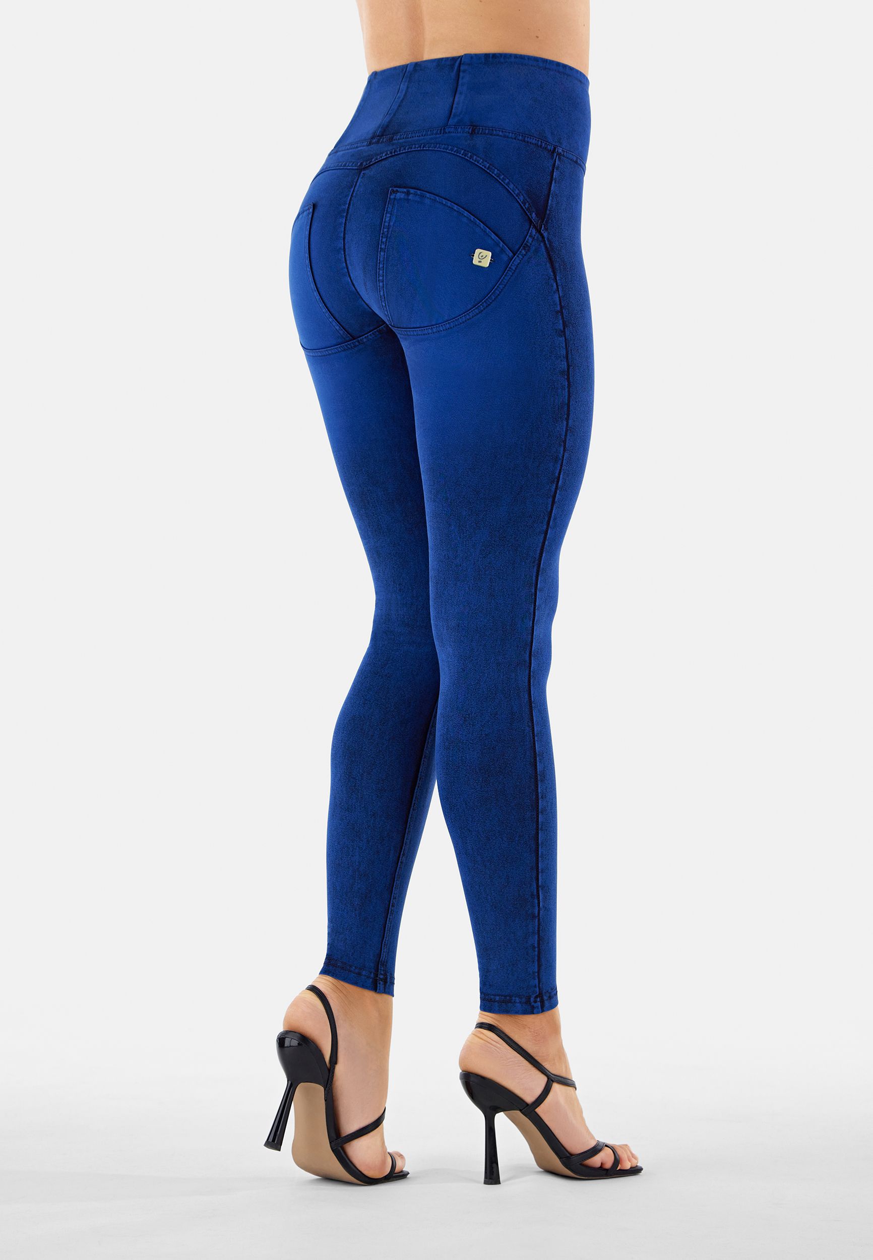 Blue superskinny high waist WR.UP® shaping jeggings | Freddy Official Store