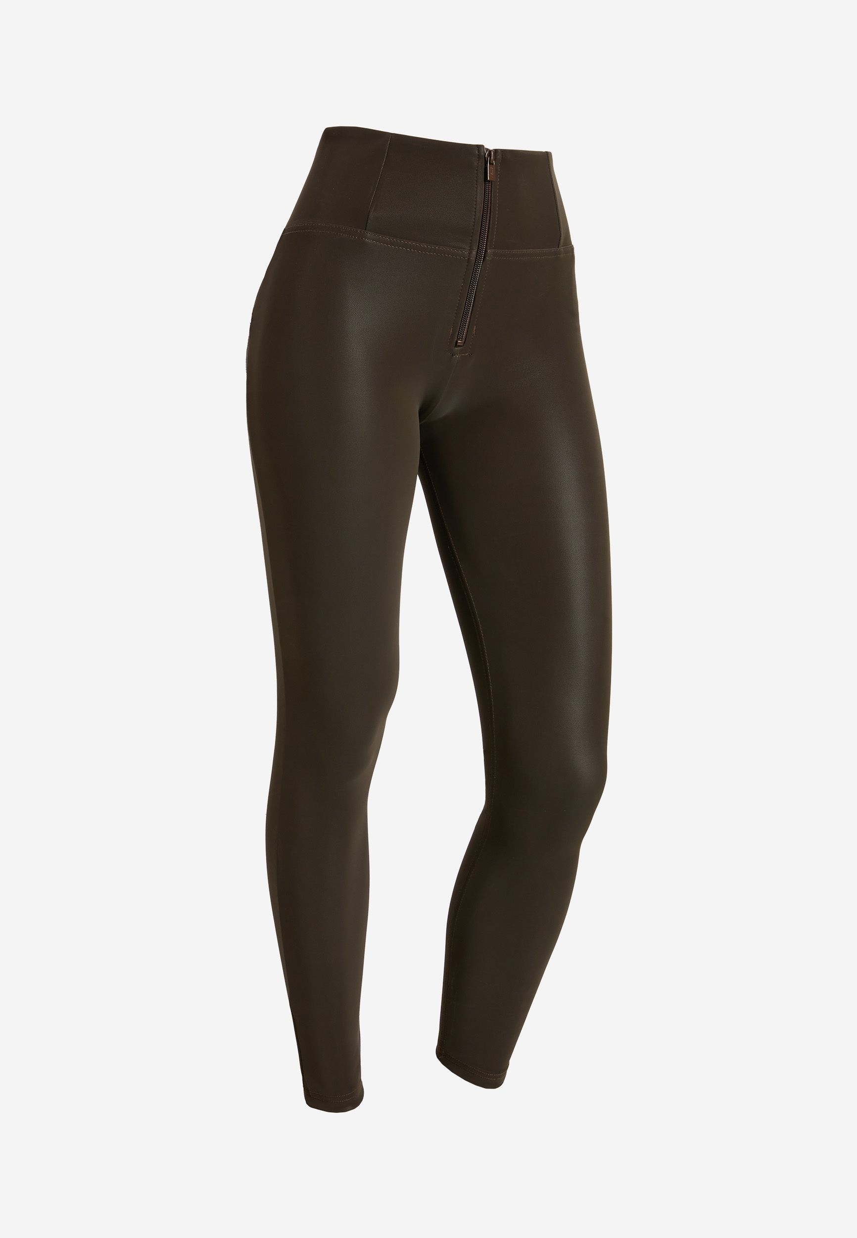 Faux leather push new arrivals up leggings