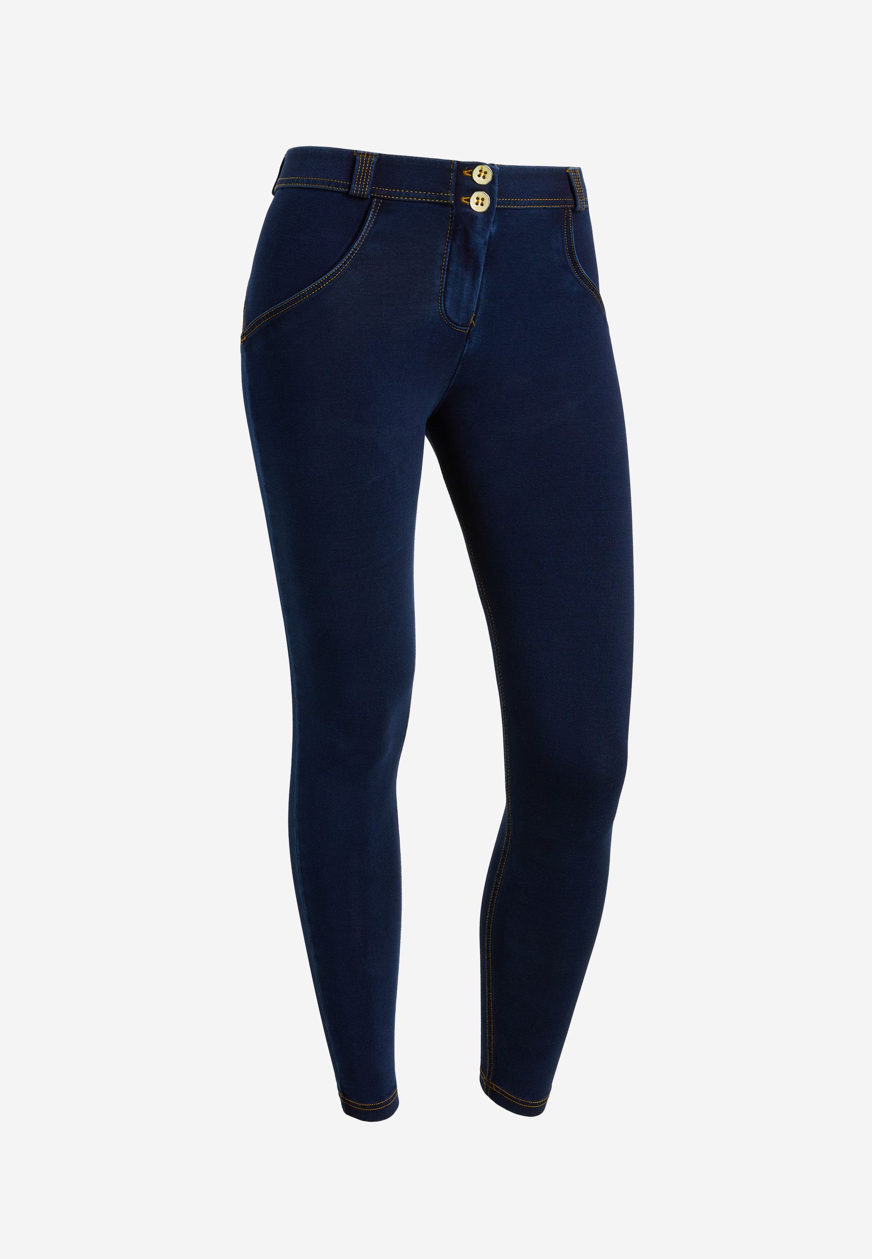 Hourglass-fit WR.UP® denim-effect shaping super skinny jeggings