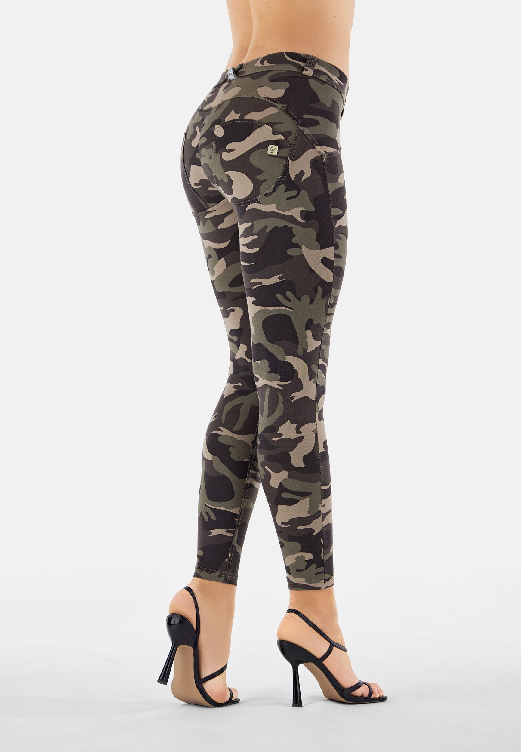 Womens Camo Print Pocket Straight Leg Cargo Trouser  Boohoo UK