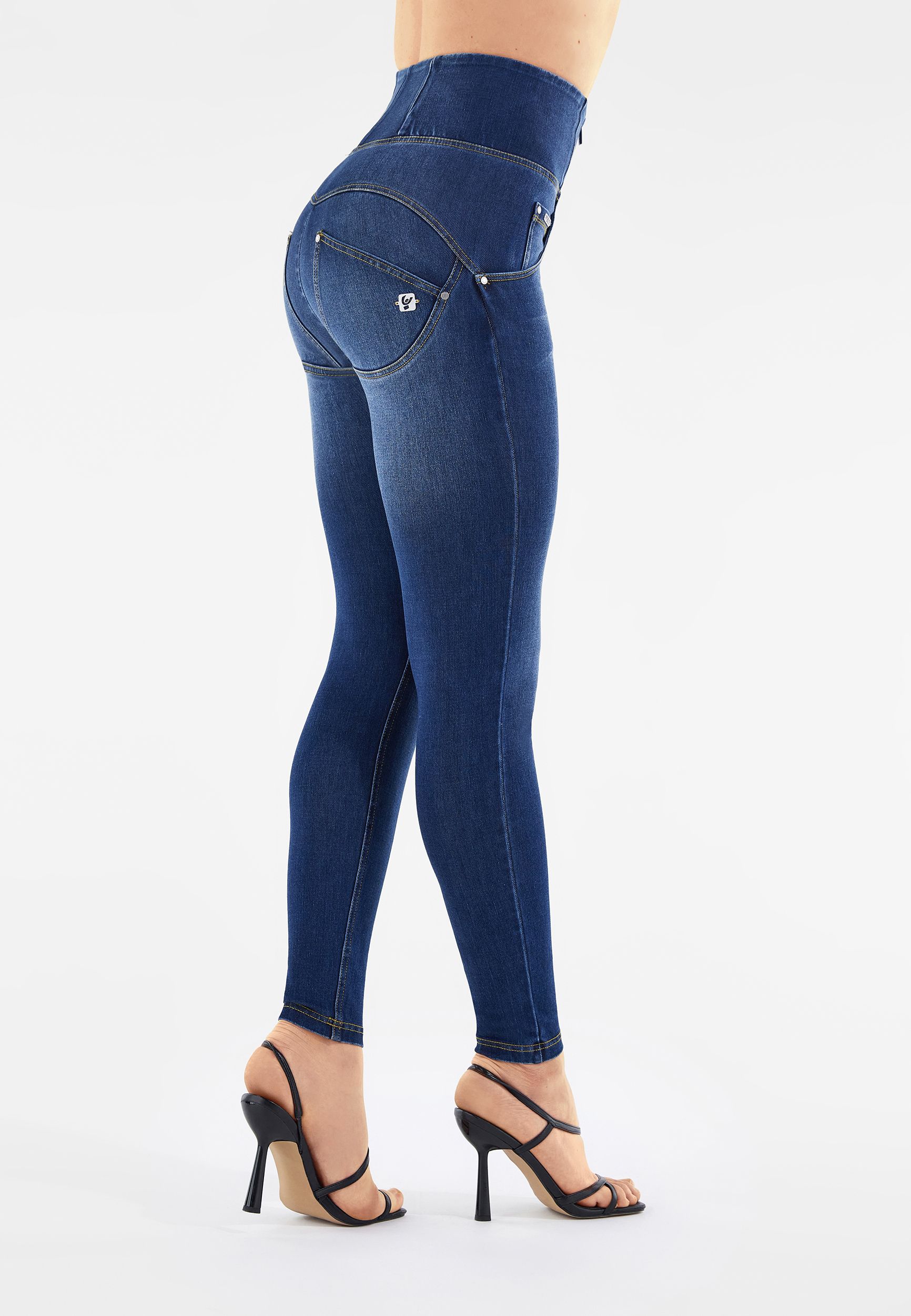 WR.UP push up superskinny jeans with very high waist Freddy