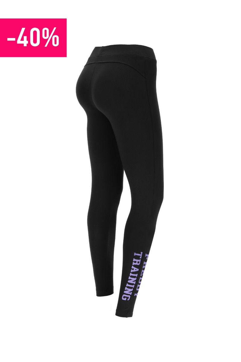 Leggings de ajuste regular con estampado FREDDY TRAINING en el bajo de la pernera