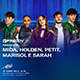 FREDDY PRESENTA MIDA, HOLDEN, PETIT, MARISOL E SARHA