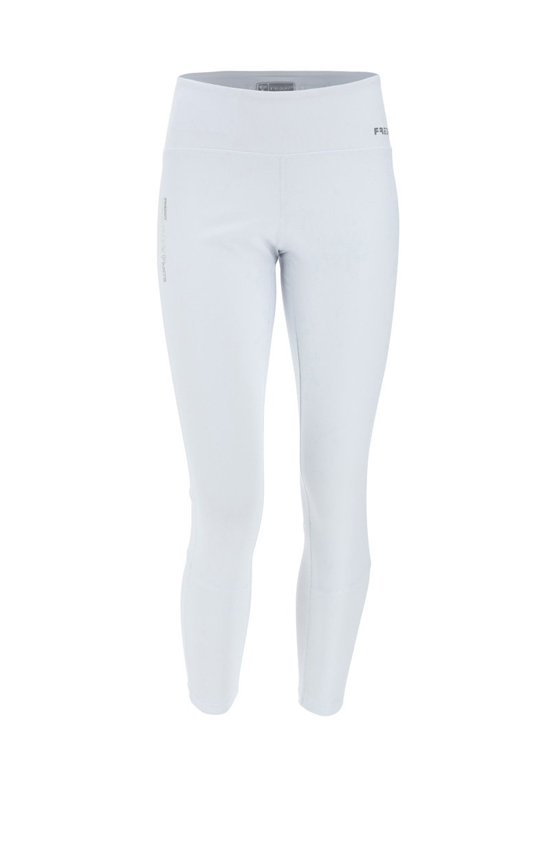 Breathable white Energy Pants® leggings - back