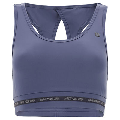 Yoga top with overlap straps 
