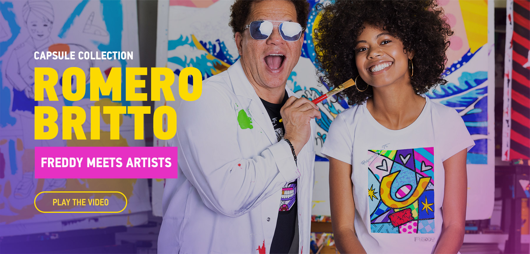 FREDDY MEETS ARTISTS: ROMERO BRITTO